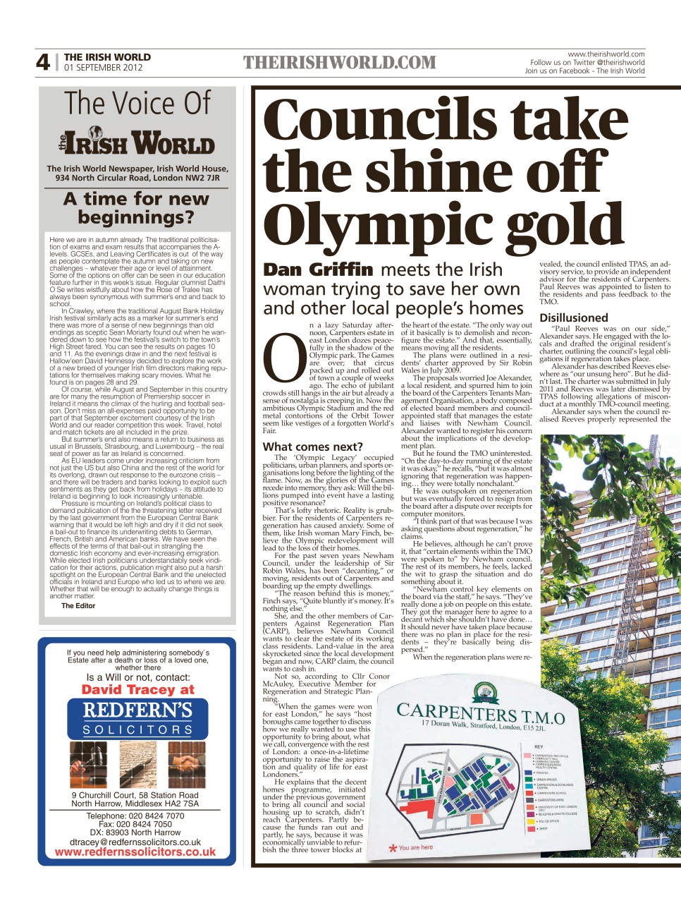 Irish World Preview Pages