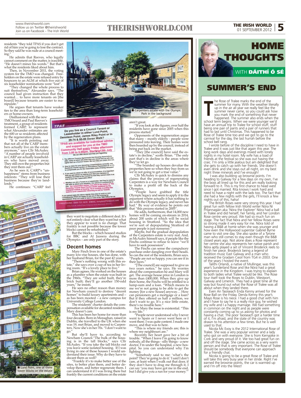 Irish World Preview Pages