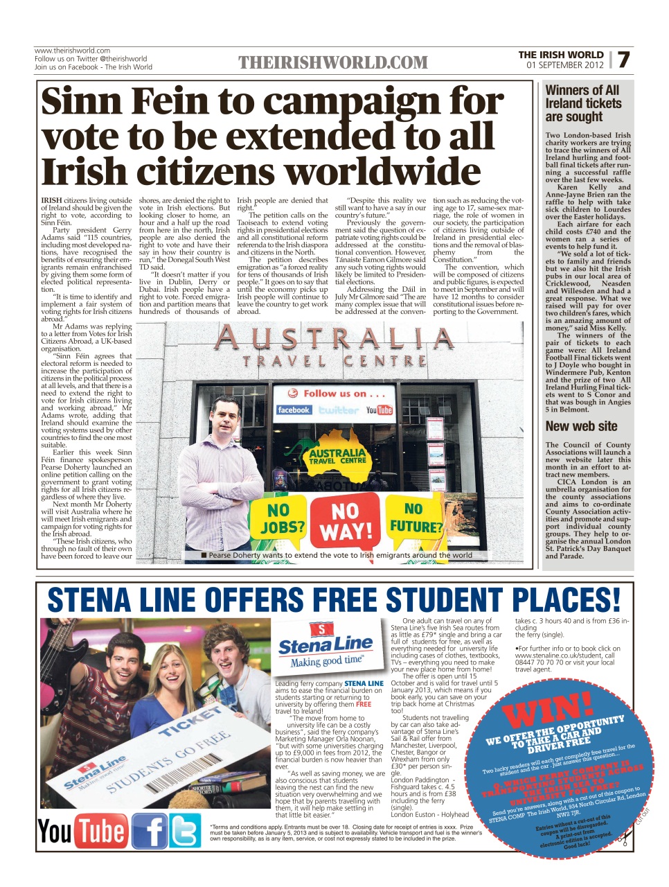 Irish World Preview Pages