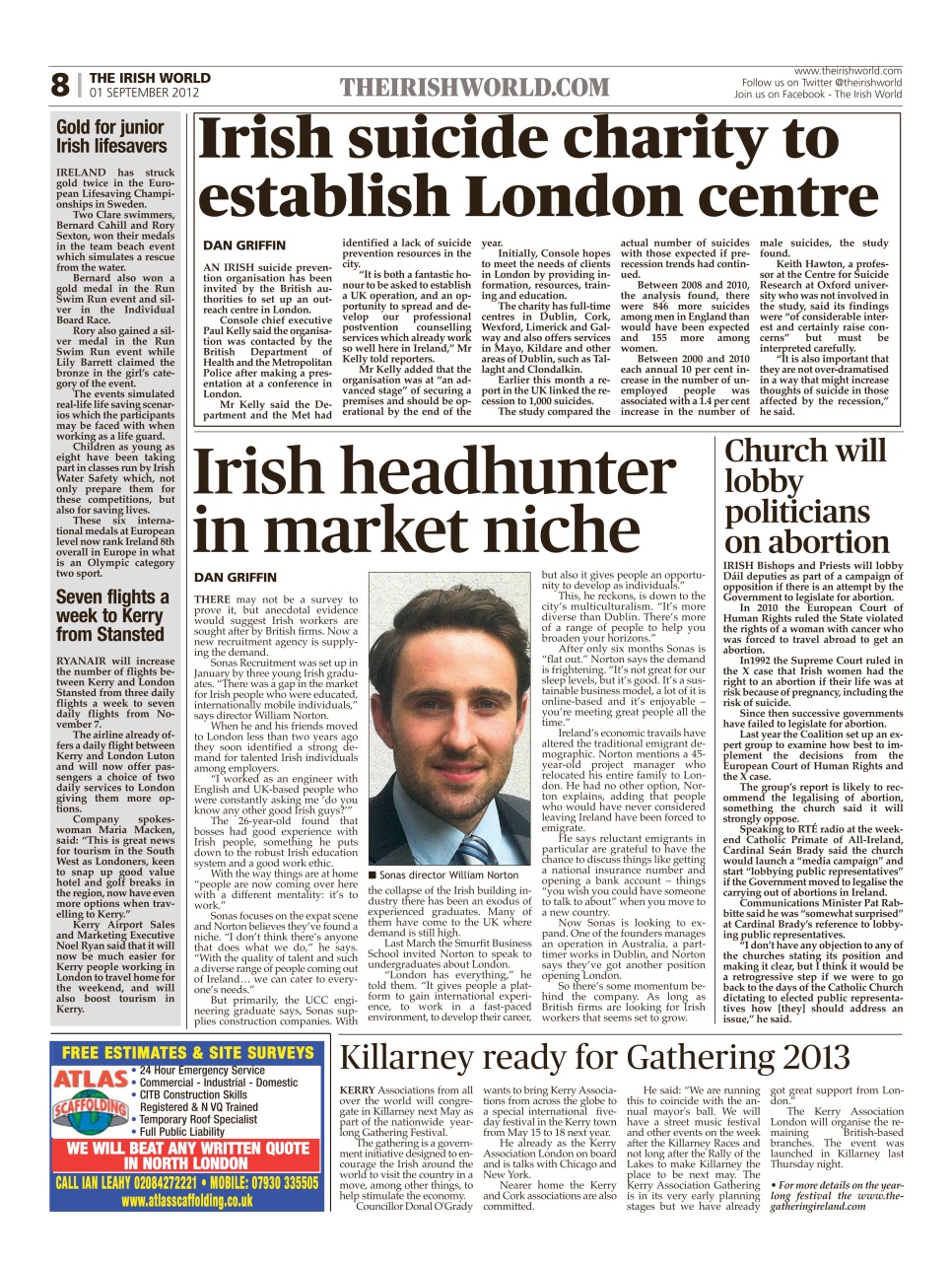 Irish World Preview Pages