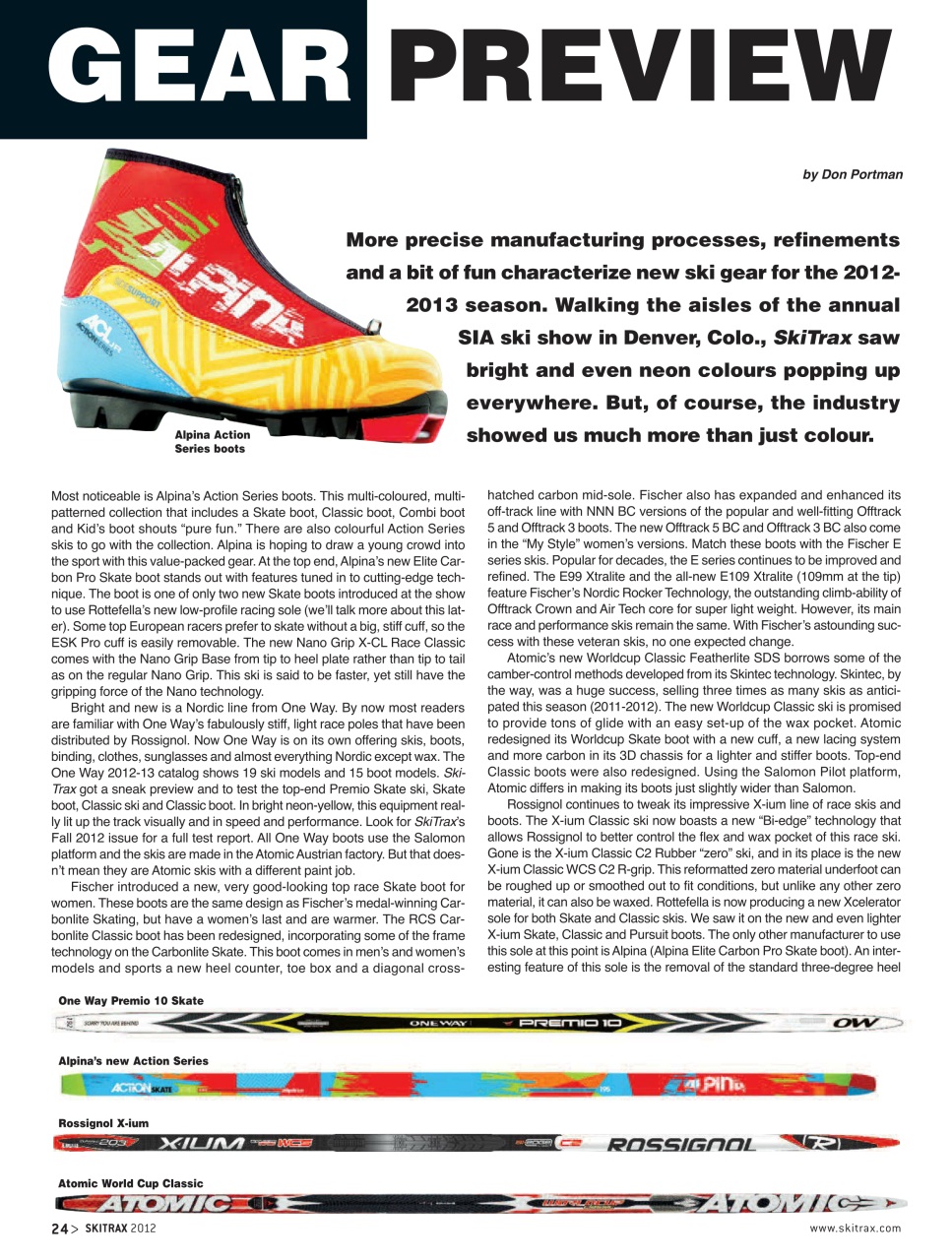 SkiTrax Preview Pages