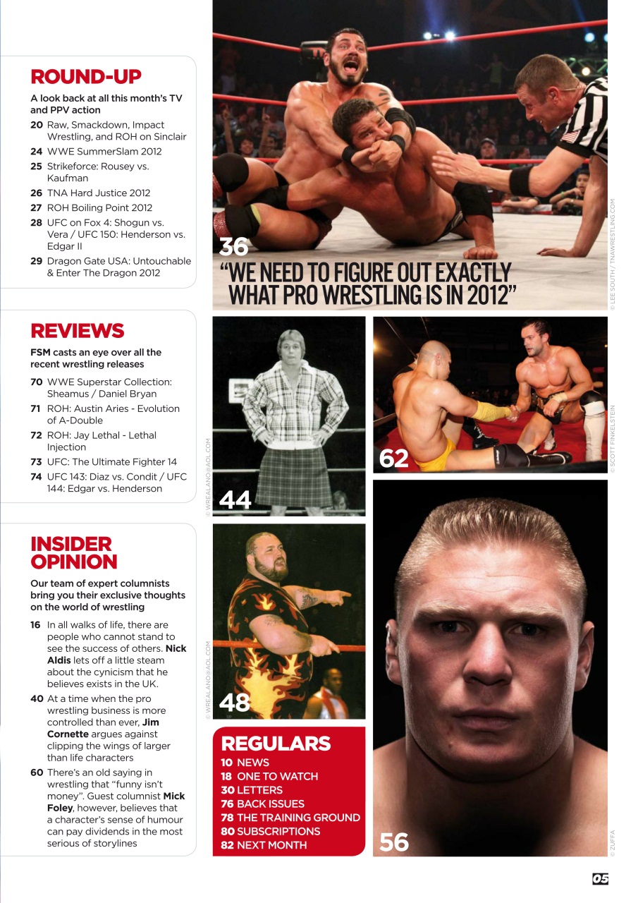 Wrestletalk Magazine Preview Pages
