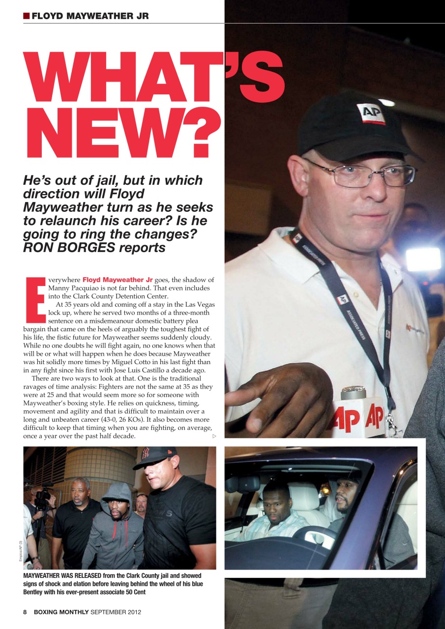 Boxing Monthly Preview Pages