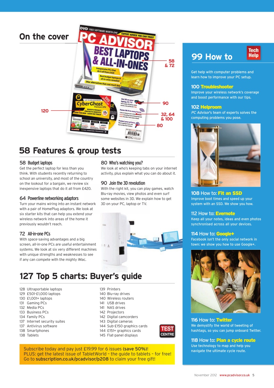 Tech Advisor Preview Pages