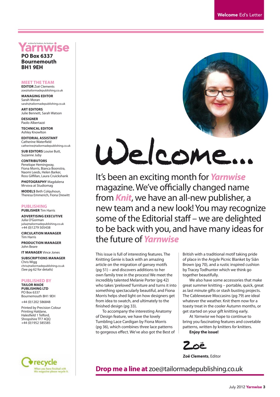 Yarnwise Preview Pages