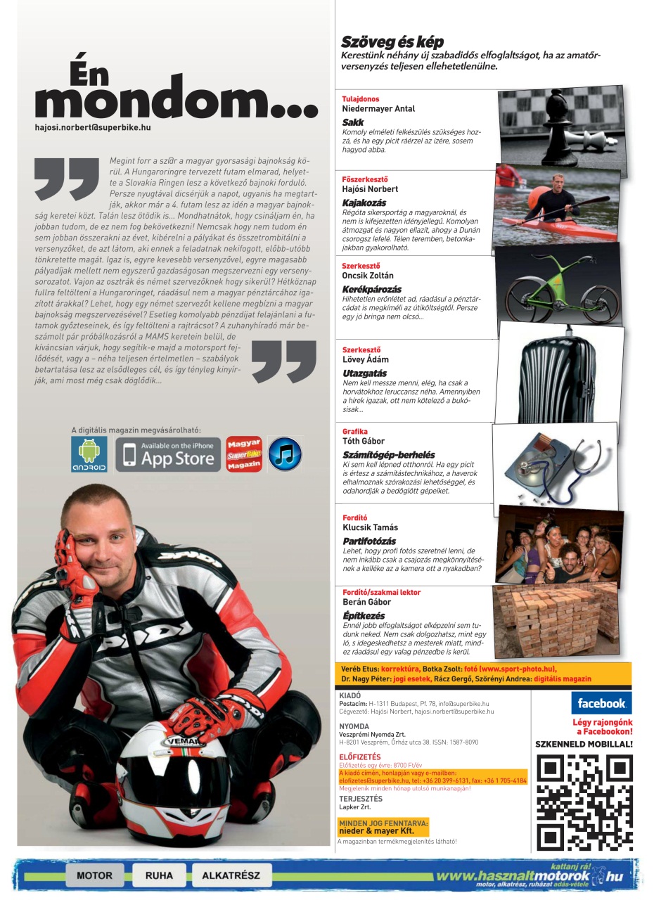 SuperBike Hungary Preview Pages