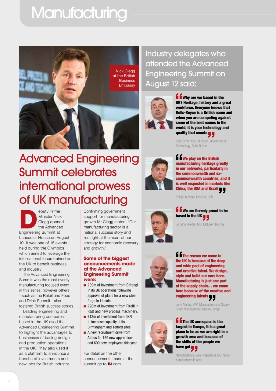 The Manufacturer Preview Pages