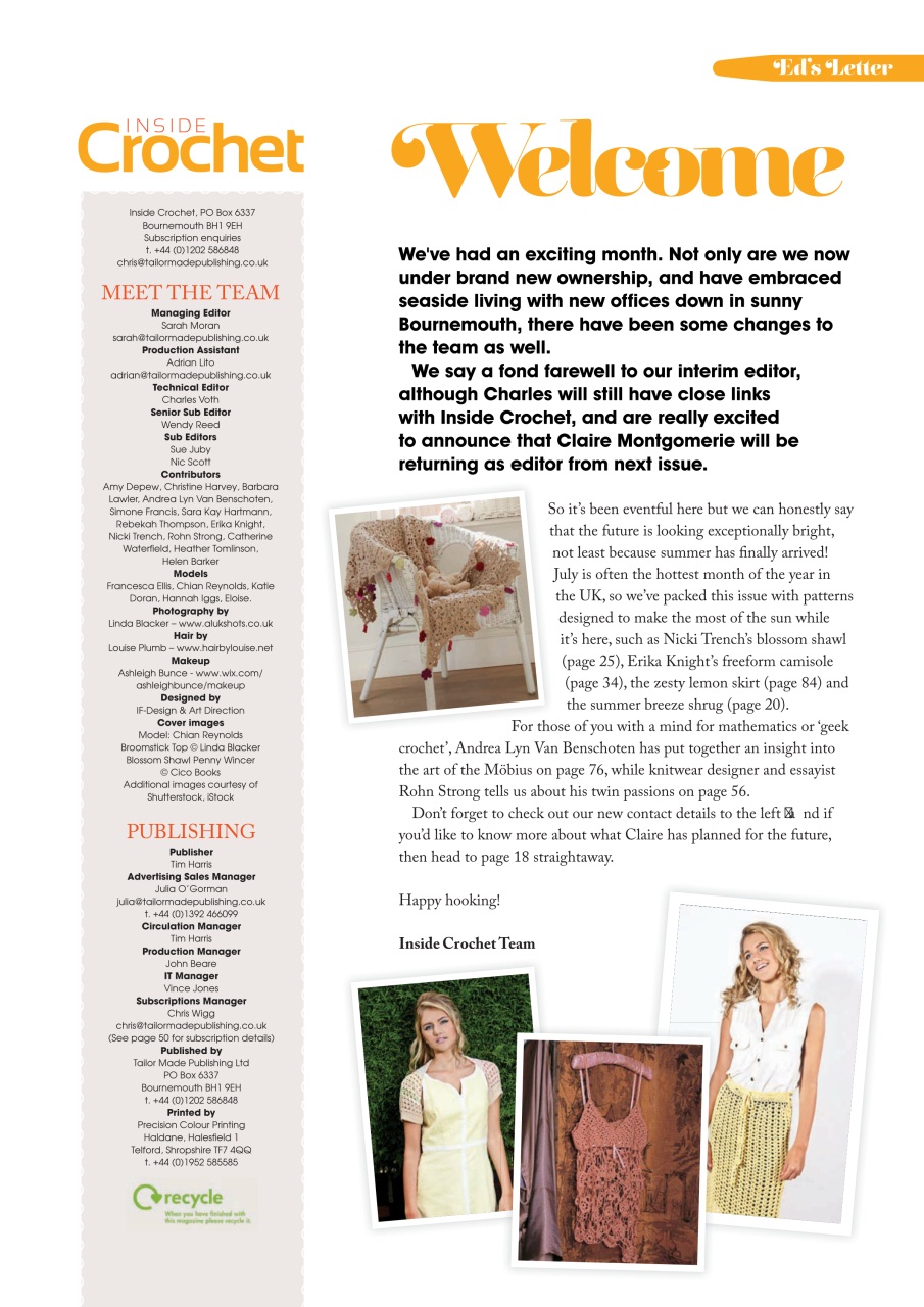 Inside Crochet Preview Pages