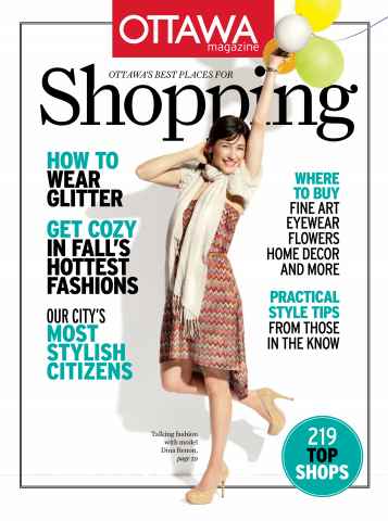 Ottawa Magazine issue Shopping Annual 12-13