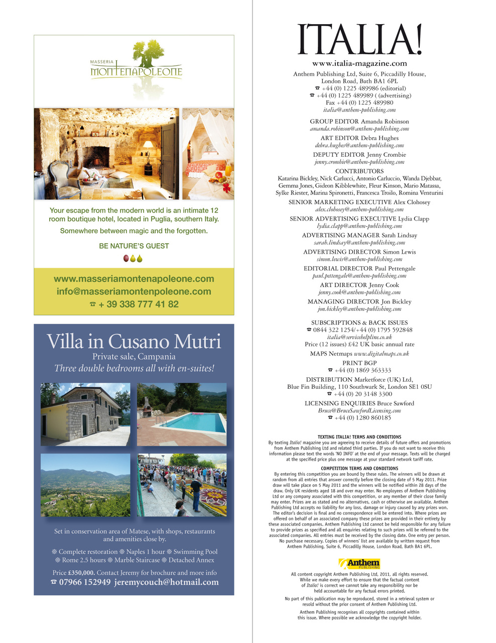 Italia! Preview Pages