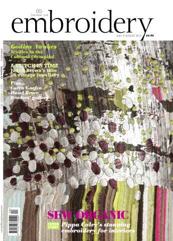 Embroidery Magazine issue July-August 12