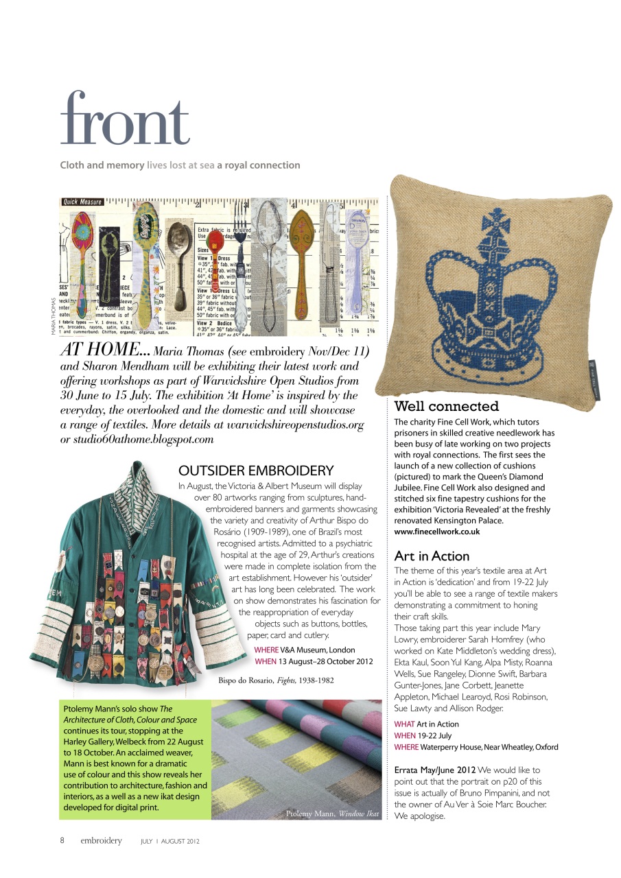 Embroidery Magazine Preview Pages