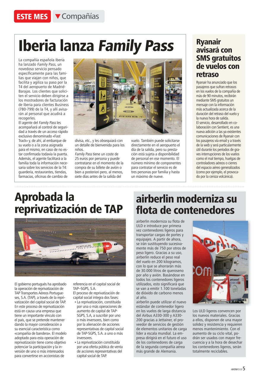 Avion Revue Internacional Preview Pages