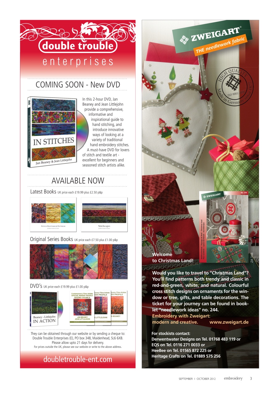 Embroidery Magazine Preview Pages