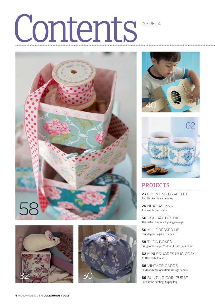 Handmade Living Preview Pages