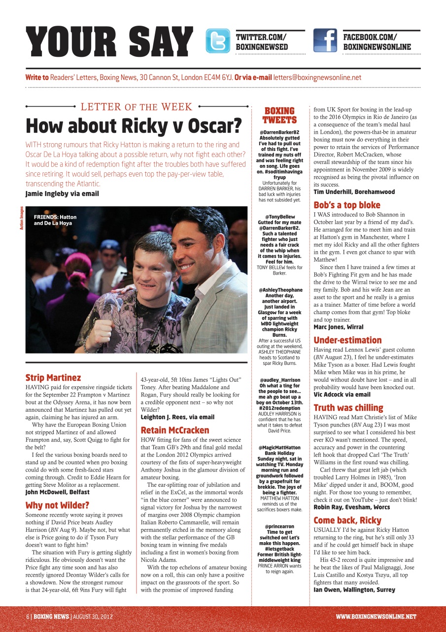 Boxing News Preview Pages