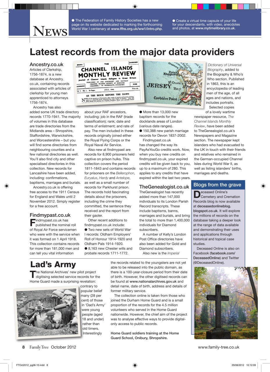 Family Tree Preview Pages