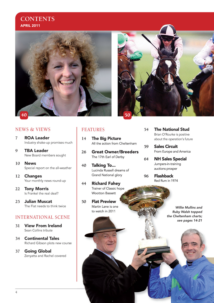 The Owner Breeder Preview Pages