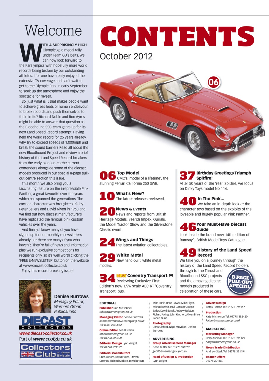 Diecast Collector Preview Pages