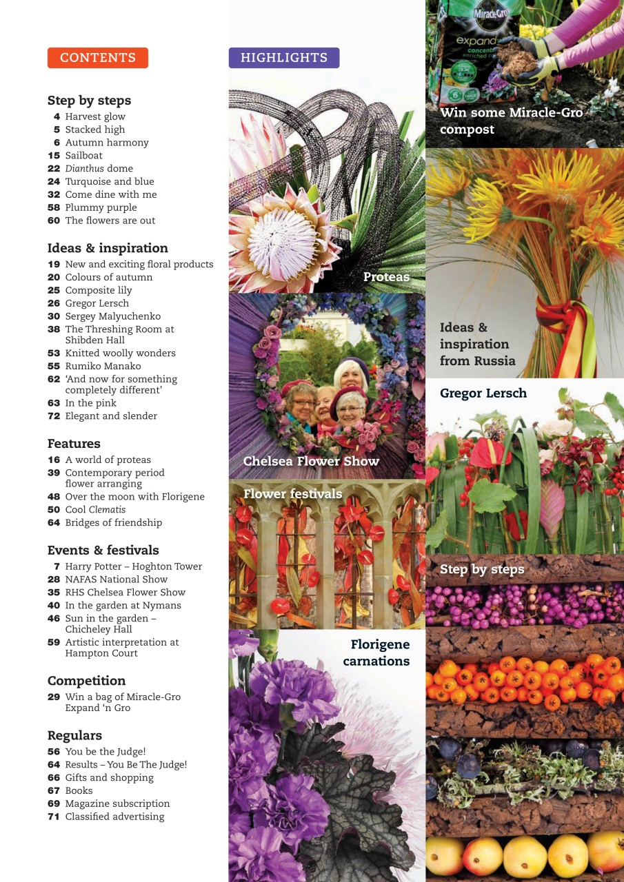 The Flower Arranger Preview Pages
