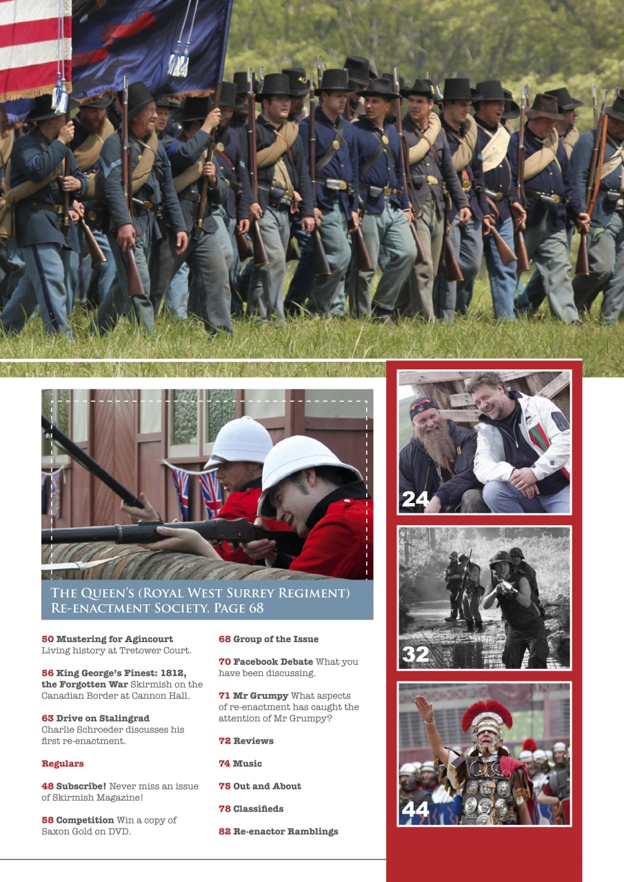 Skirmish Living History Preview Pages