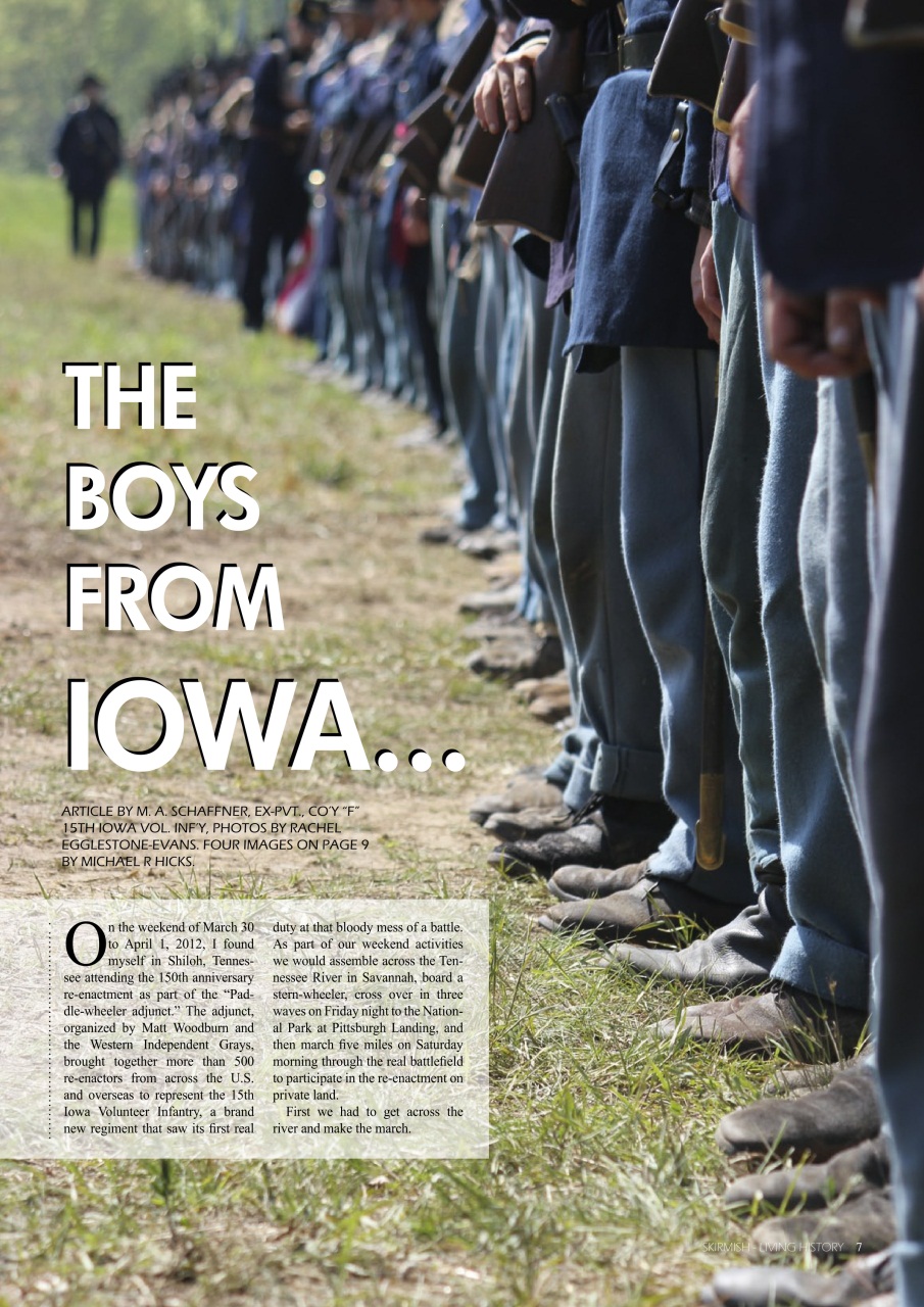 Skirmish Living History Preview Pages