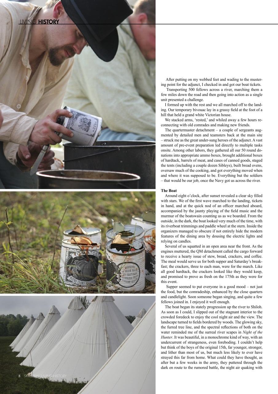 Skirmish Living History Preview Pages