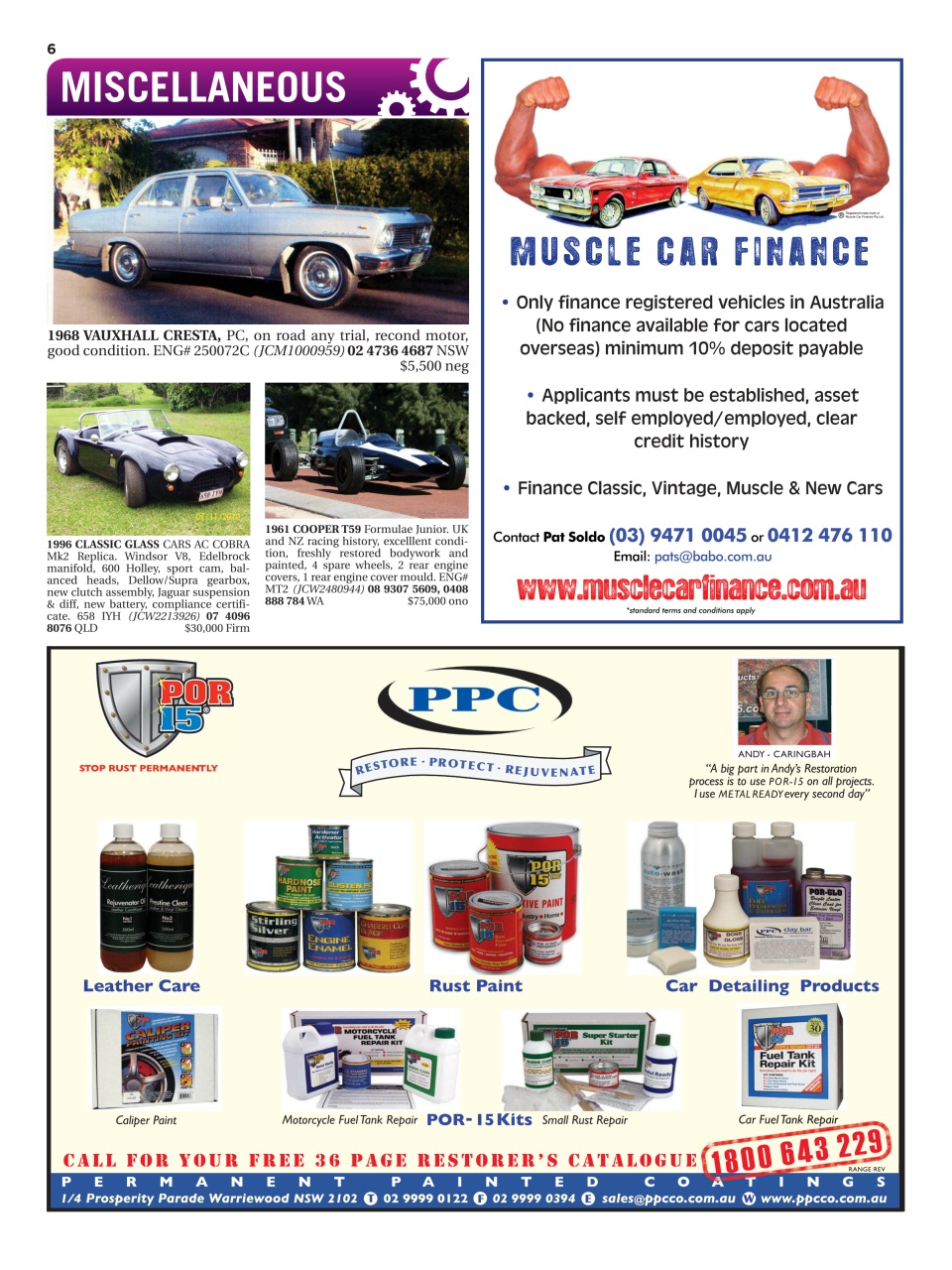 JUST CARS Preview Pages