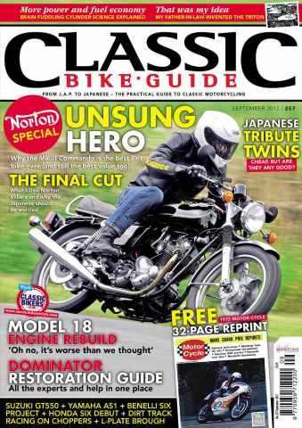 Classic Bike Guide issue September 2012