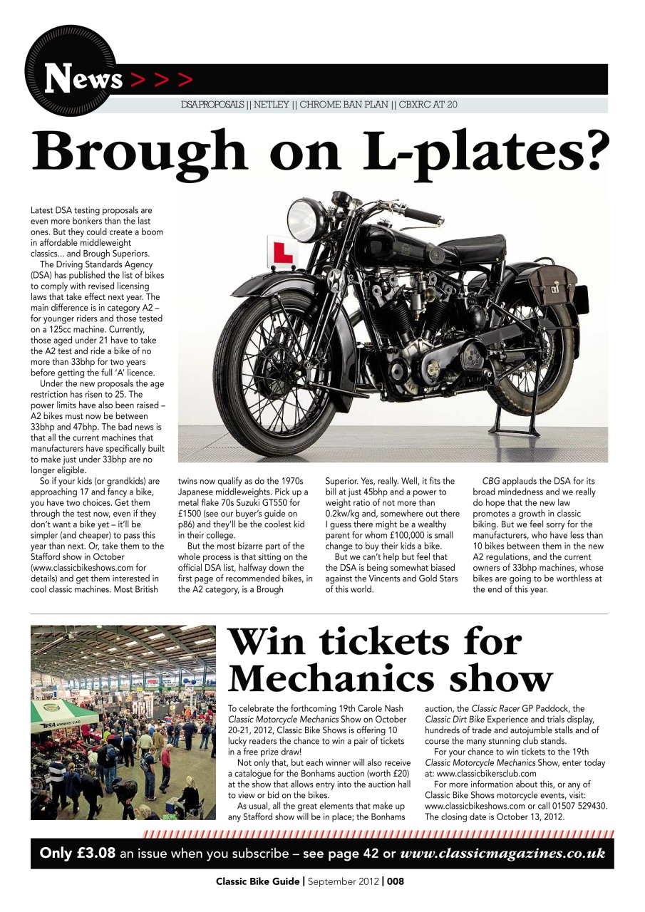 Classic Bike Guide Preview Pages