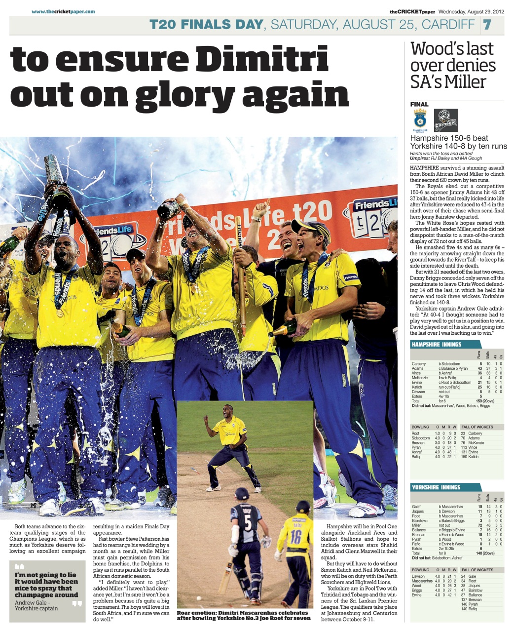 The Cricket Paper Preview Pages
