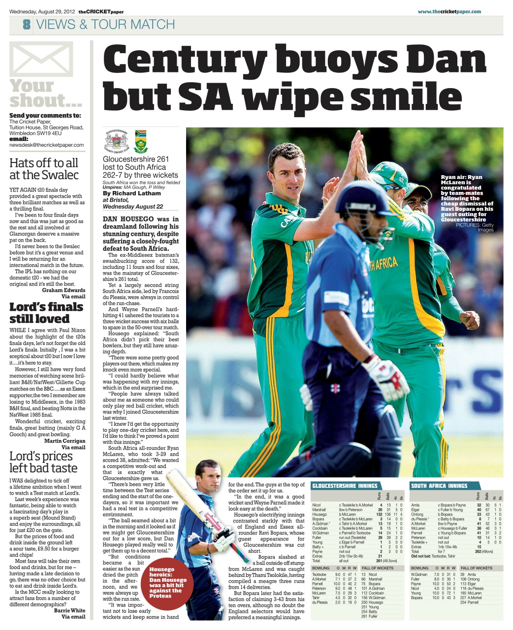 The Cricket Paper Preview Pages