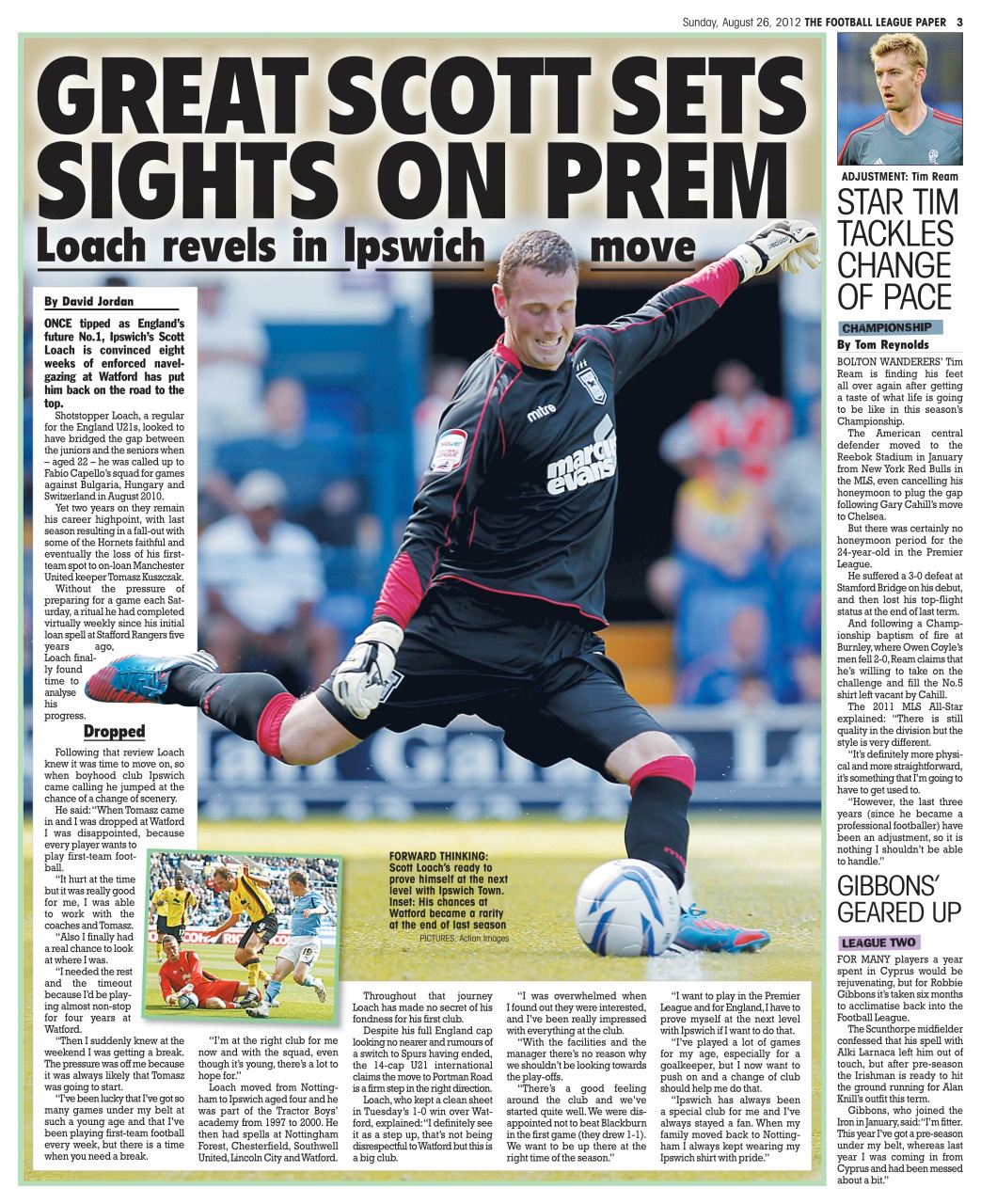 The Football League Paper Preview Pages