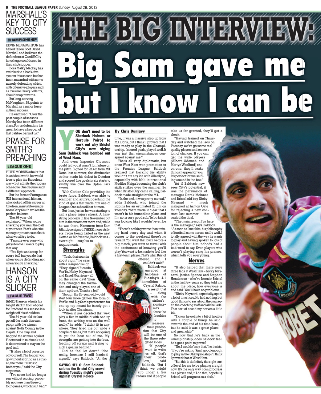 The Football League Paper Preview Pages