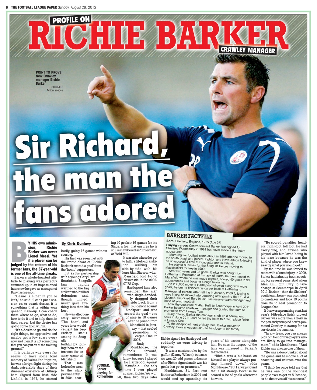 The Football League Paper Preview Pages