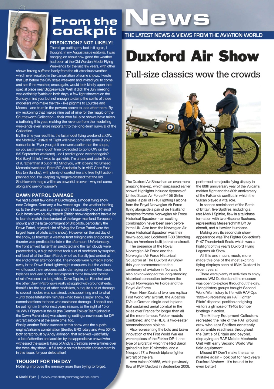 Radio Control Model Flyer Preview Pages