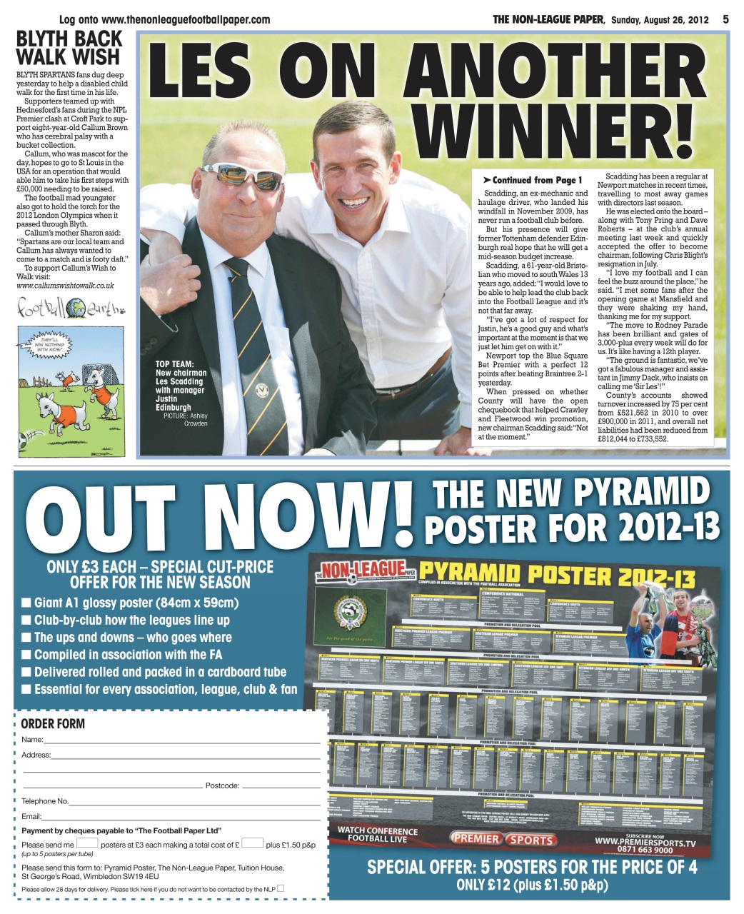 The Non-League Football Paper Preview Pages