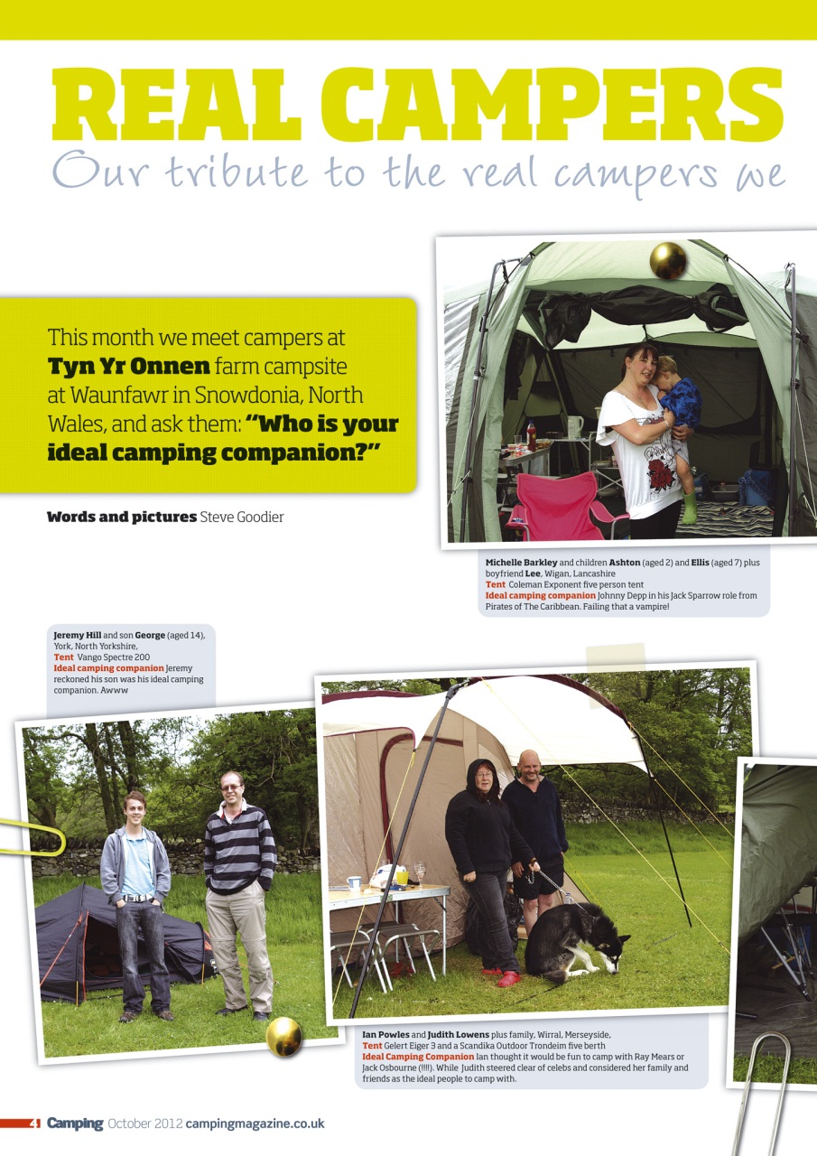 Camping Preview Pages