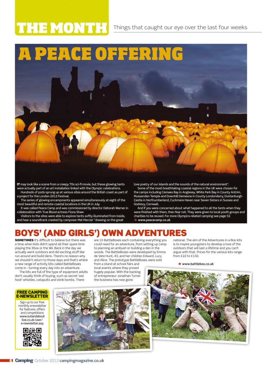 Camping Preview Pages