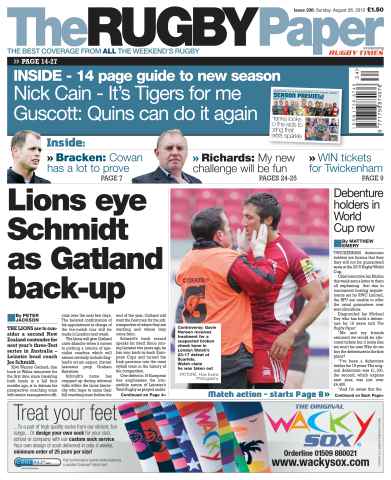 The Rugby Paper issue 26th August 2012