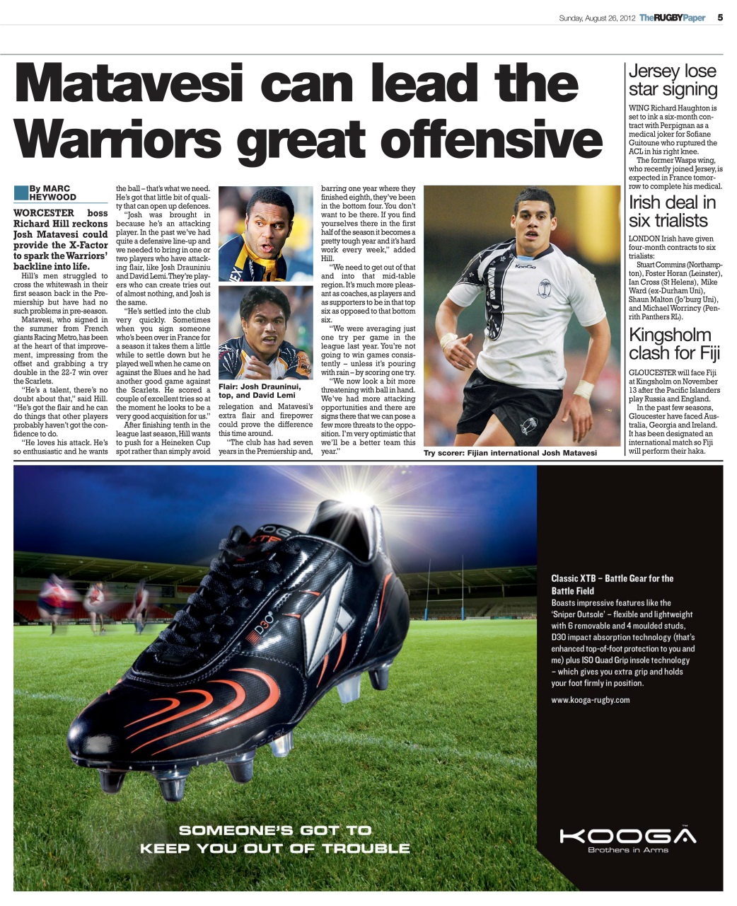 The Rugby Paper Preview Pages