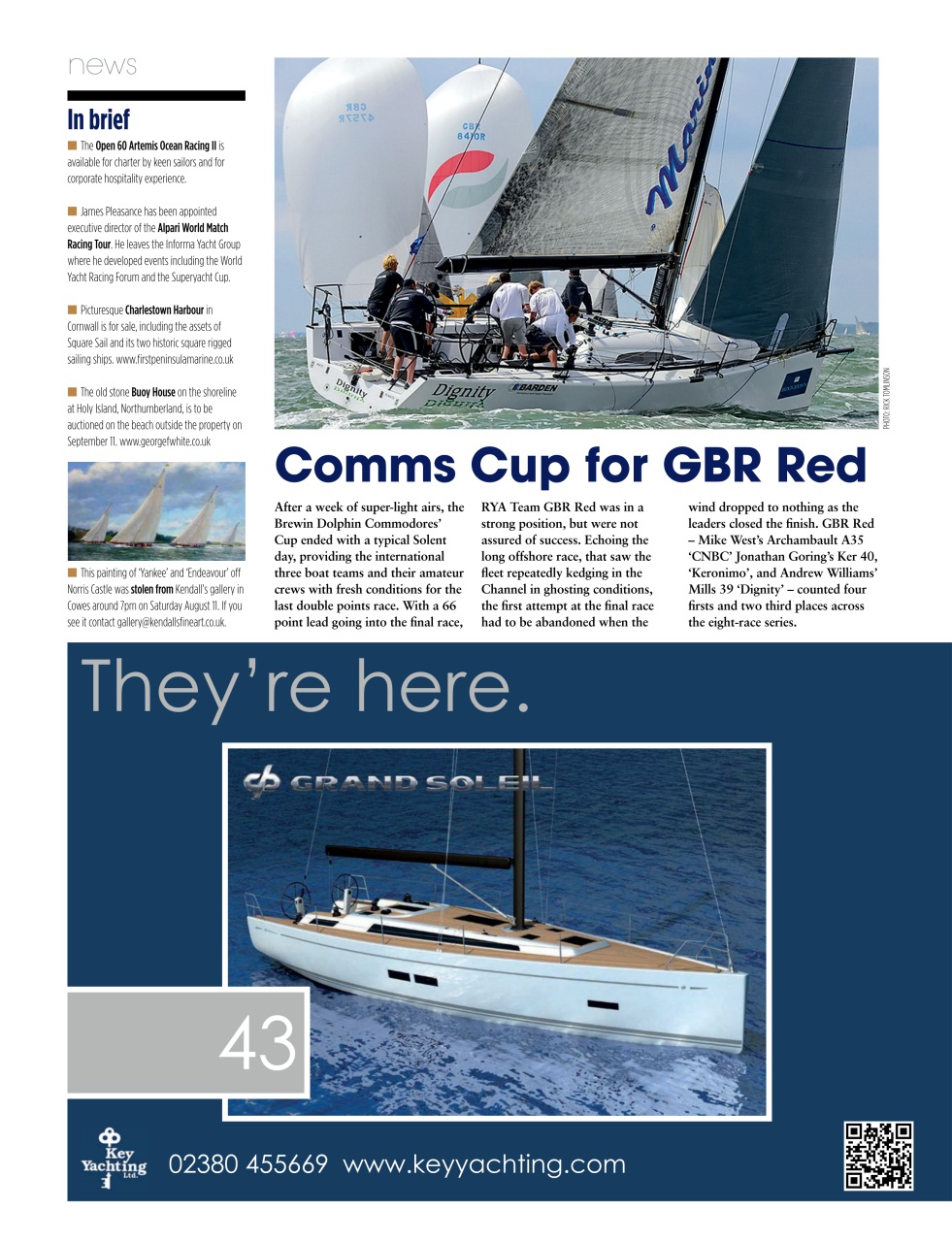 Yachts & Yachting Preview Pages