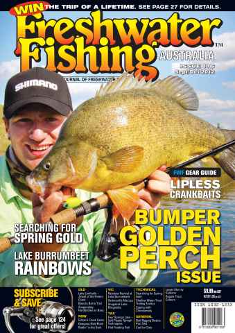 Freshwater Fishing Australia issue FWF116 Sept-Oct 2012