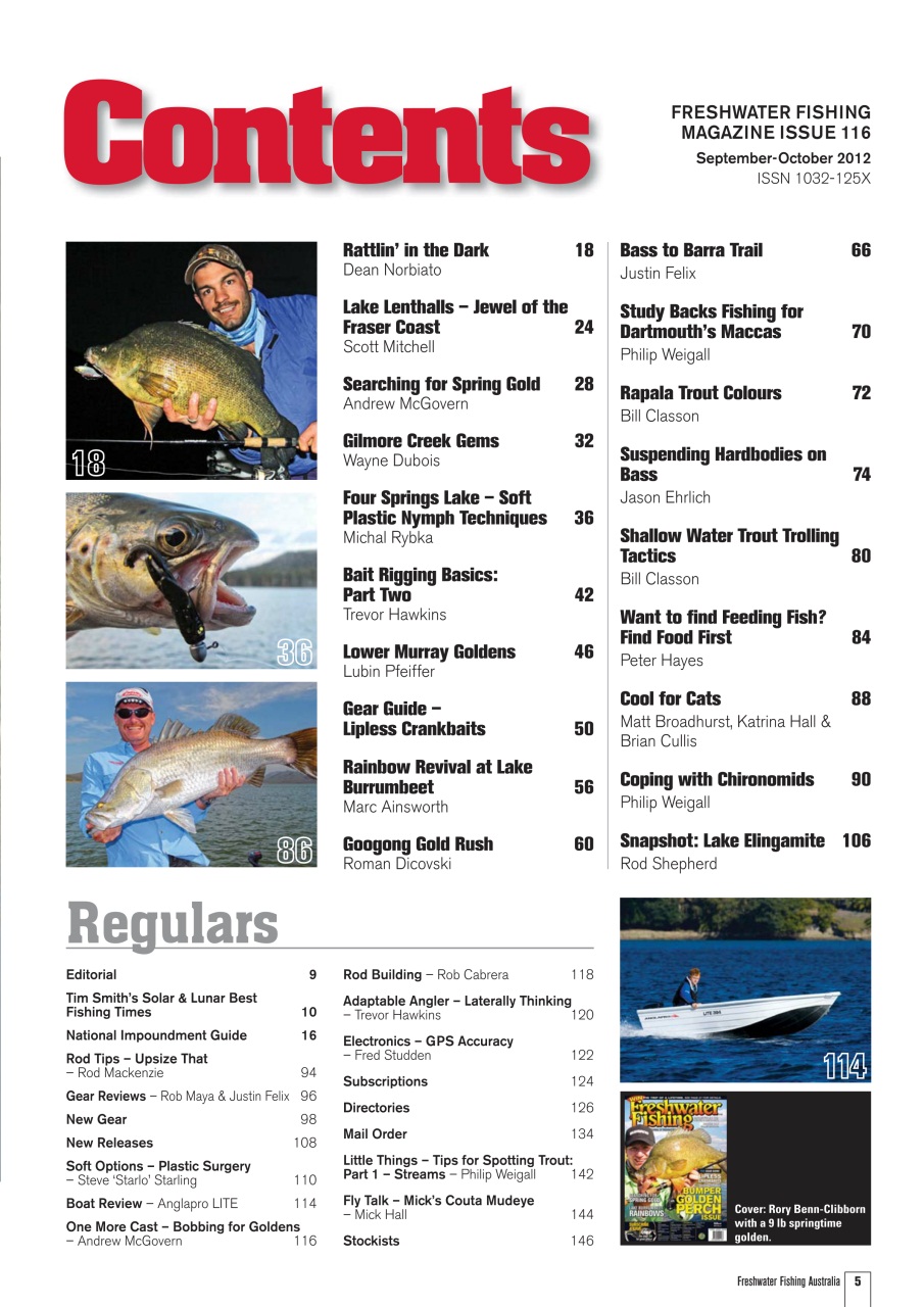 Freshwater Fishing Australia Preview Pages