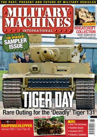 Military Machines International issue FREE Sample Issue