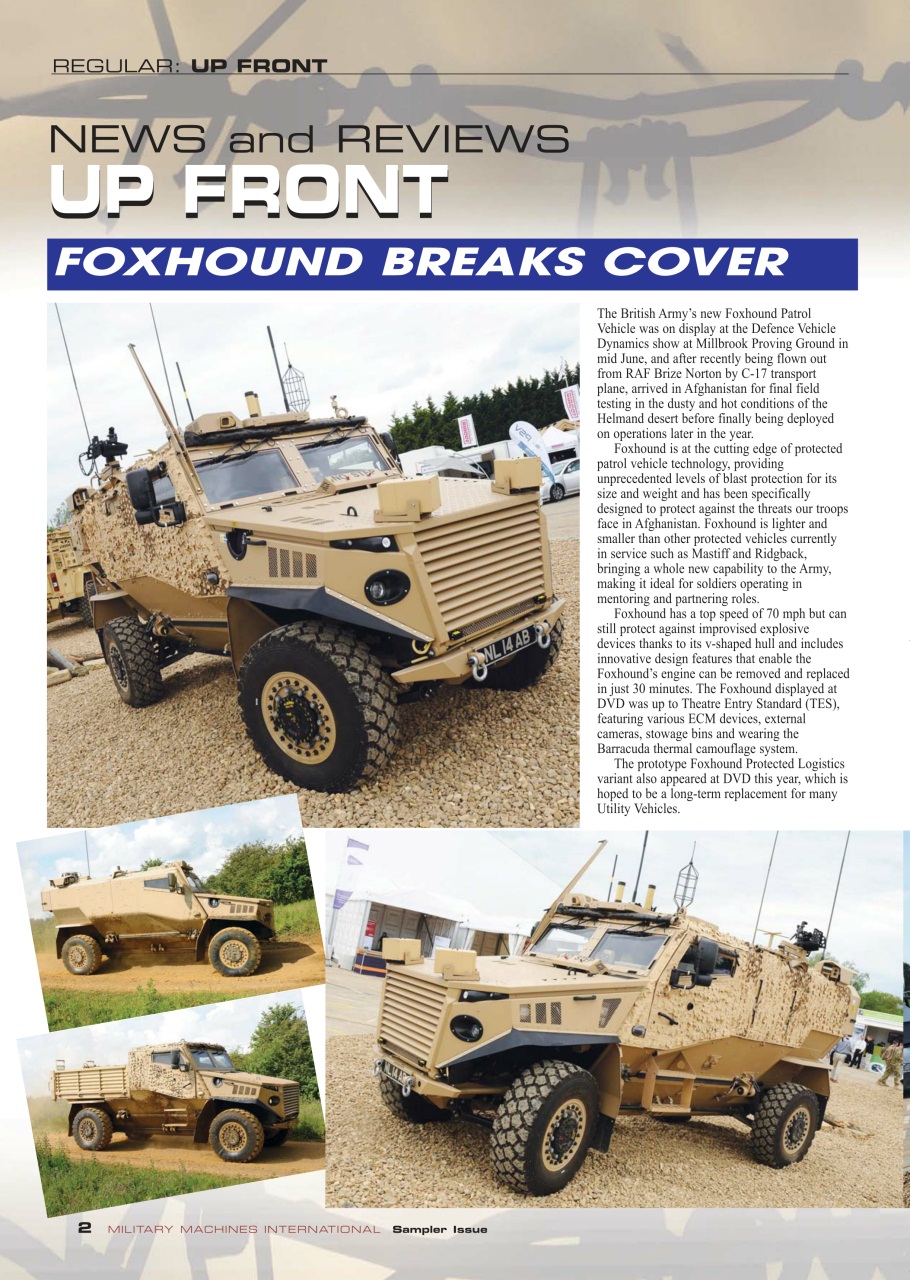 Military Machines International Preview Pages