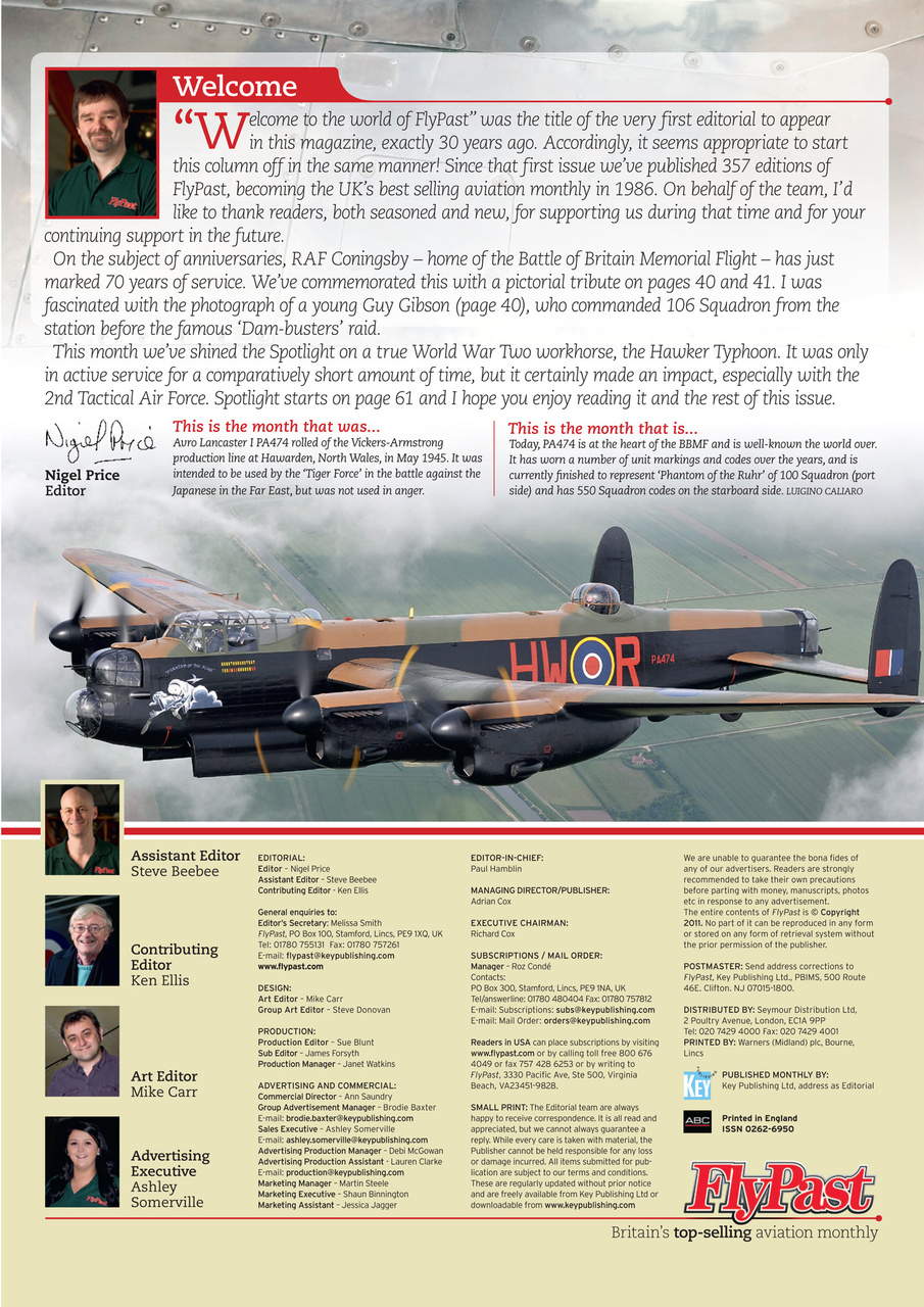 FlyPast Preview Pages