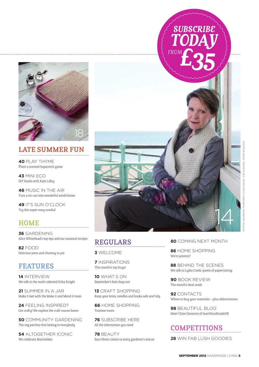 Handmade Living Preview Pages