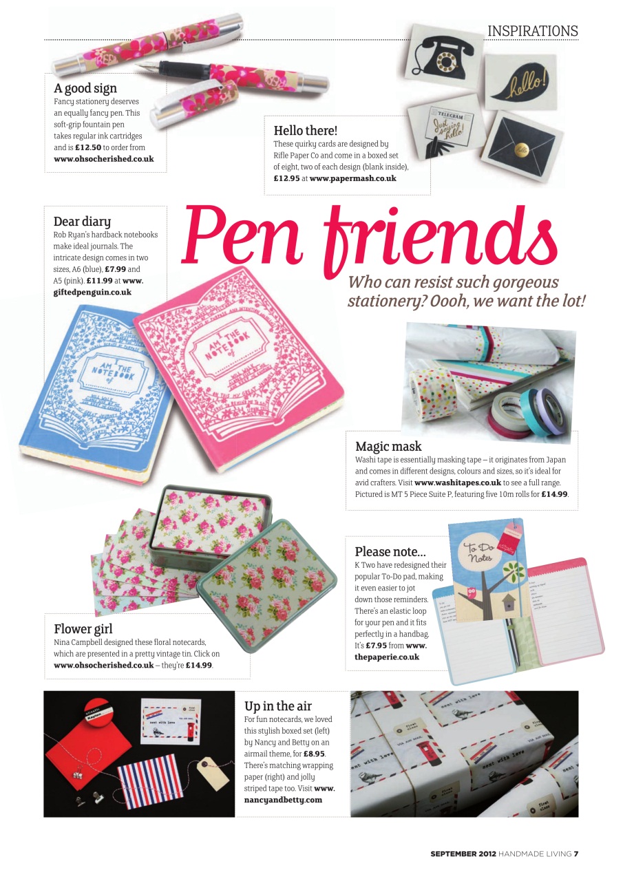 Handmade Living Preview Pages