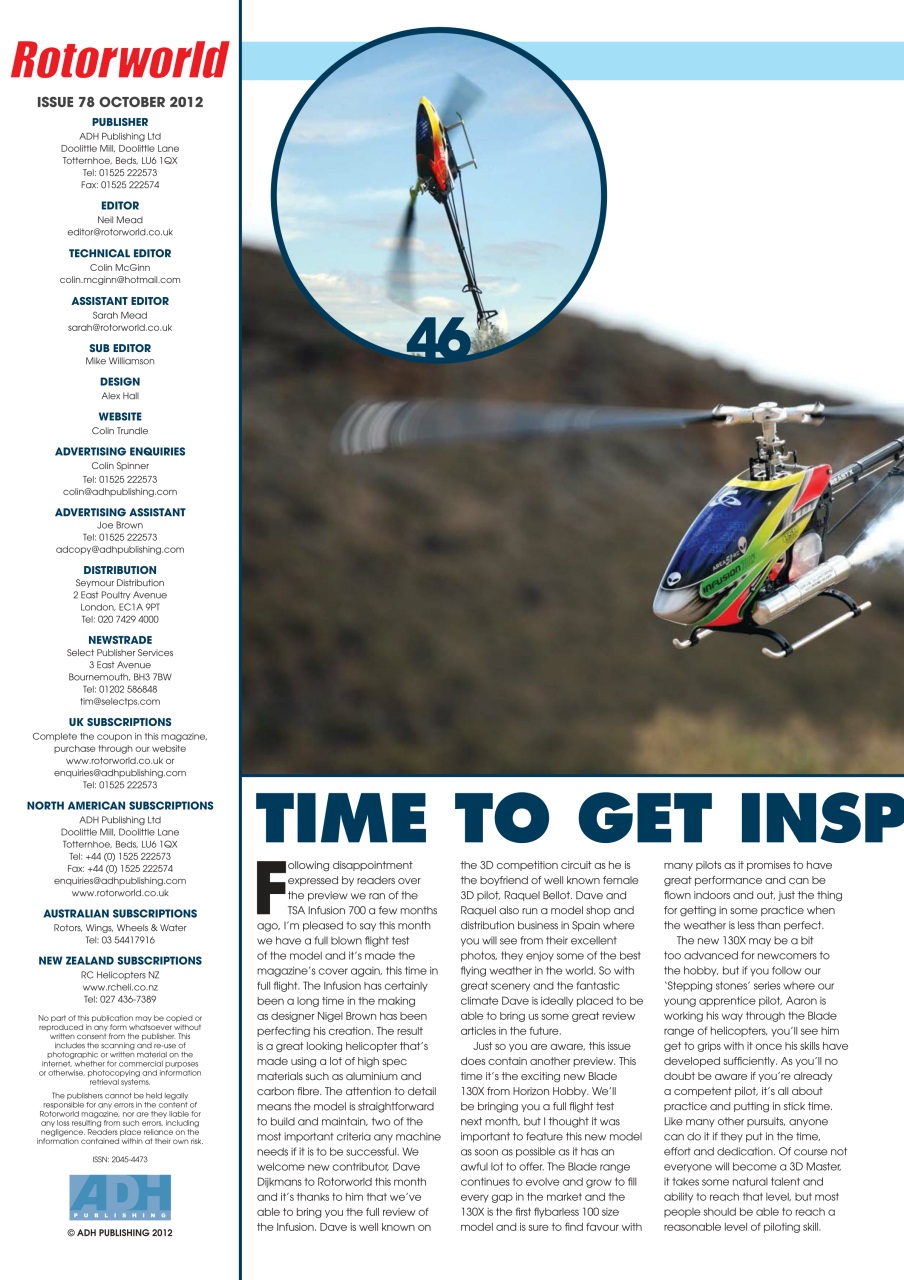 Radio Control Rotor World Preview Pages